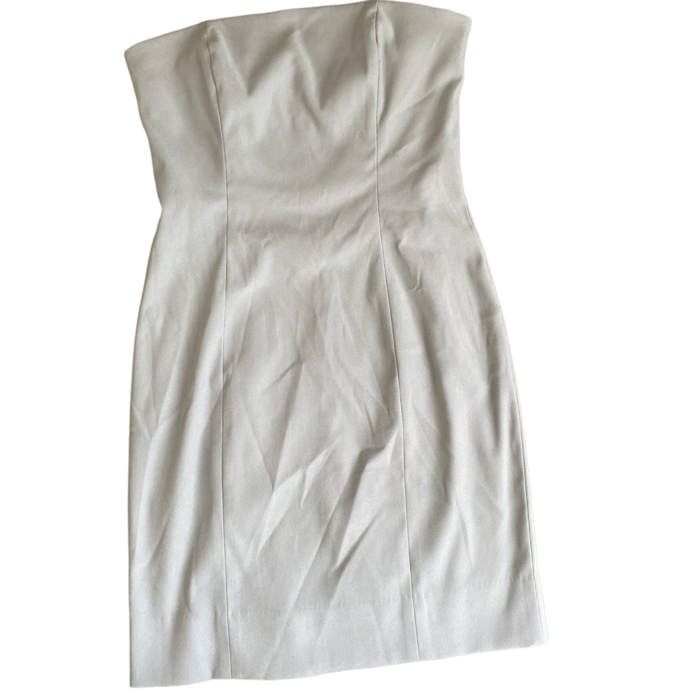 Vintage Soft Gray Tube Work Dress Size 8